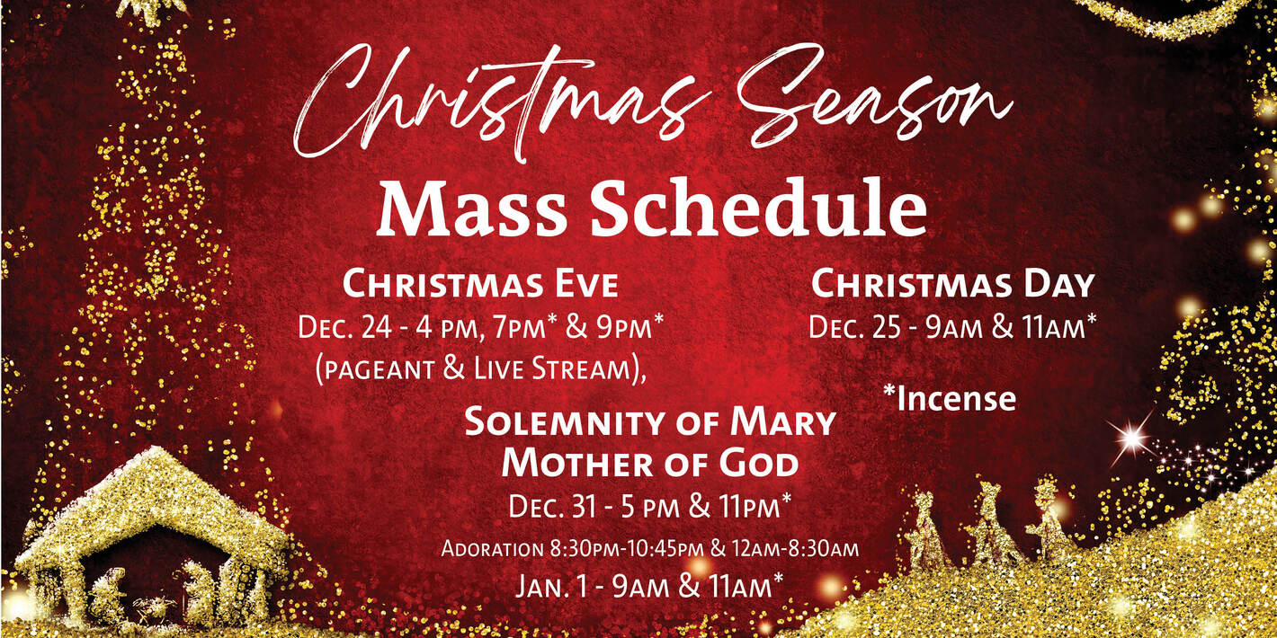 Christmas Schedule