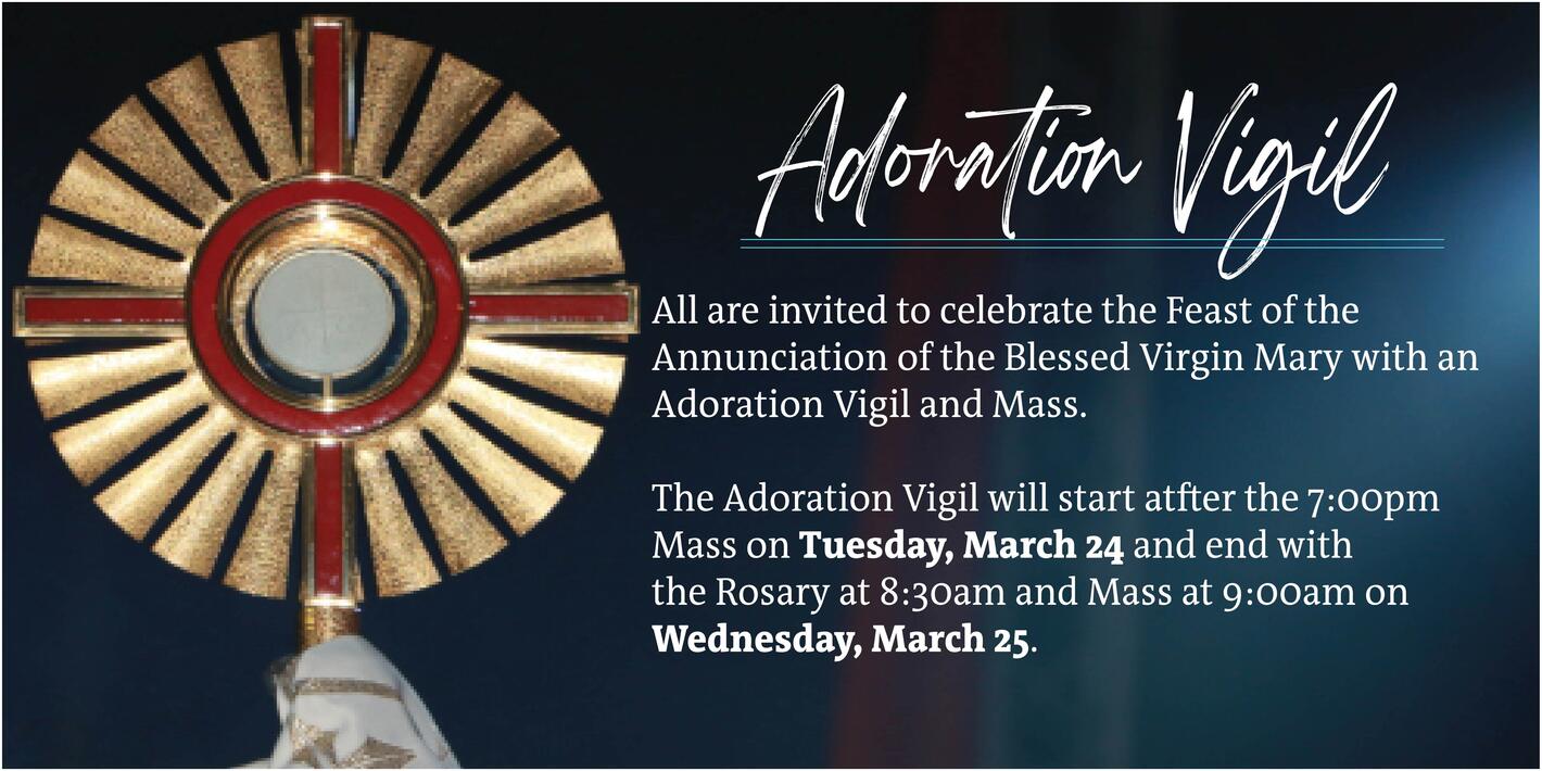 Adoration Vigil - March 2026