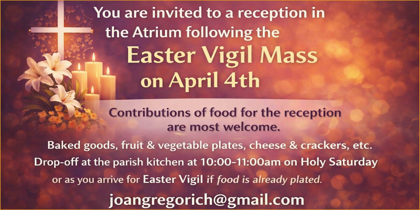 Easter Vigil Reception